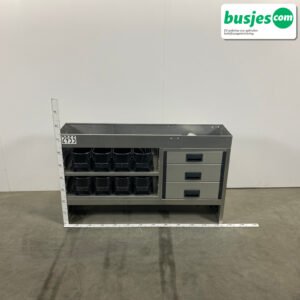 Aluca bedrijfswageninrichting 1255x420x750mm (2955)