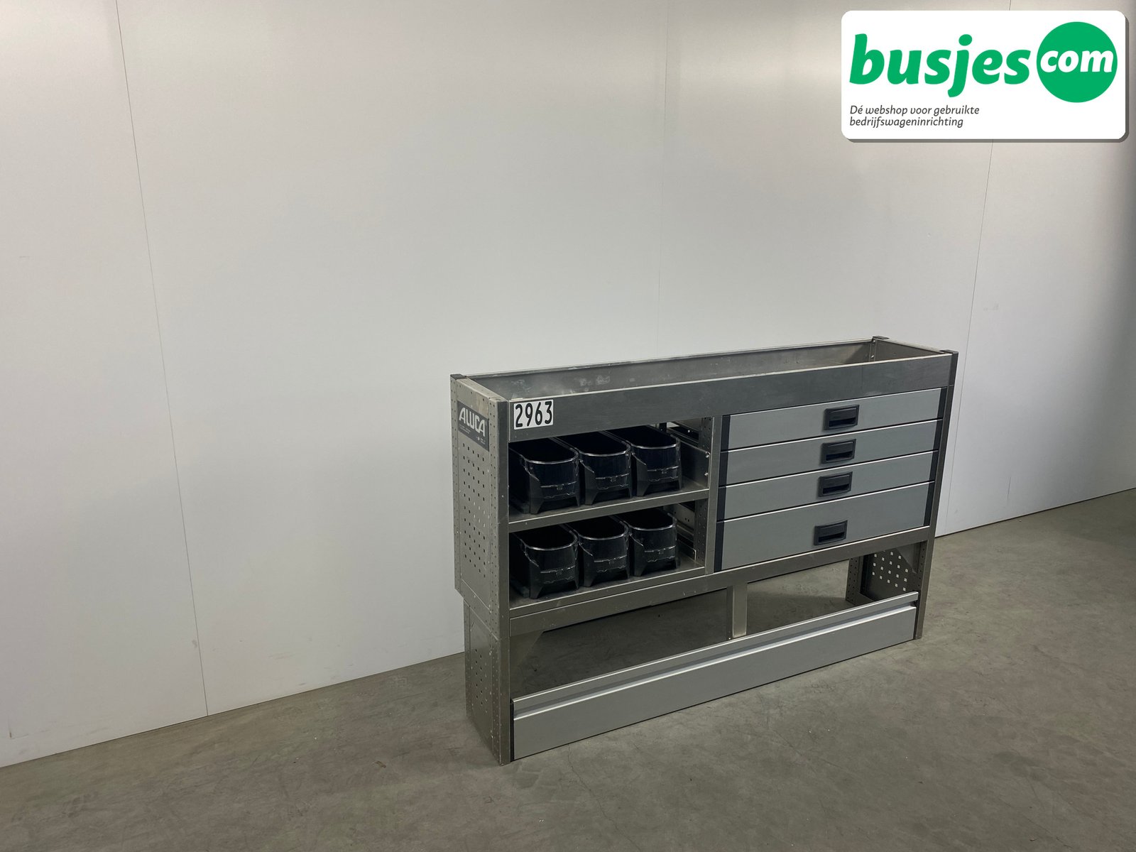 Aluca bedrijfswageninrichting 1500x320x950mm (2963) - Afbeelding 4