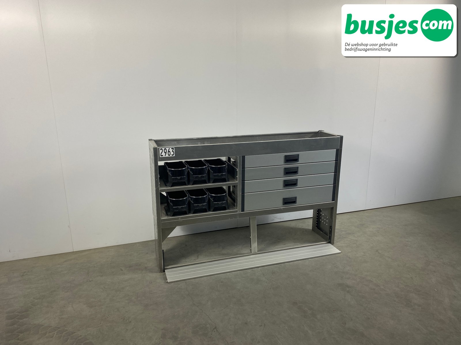 Aluca bedrijfswageninrichting 1500x320x950mm (2963) - Afbeelding 5