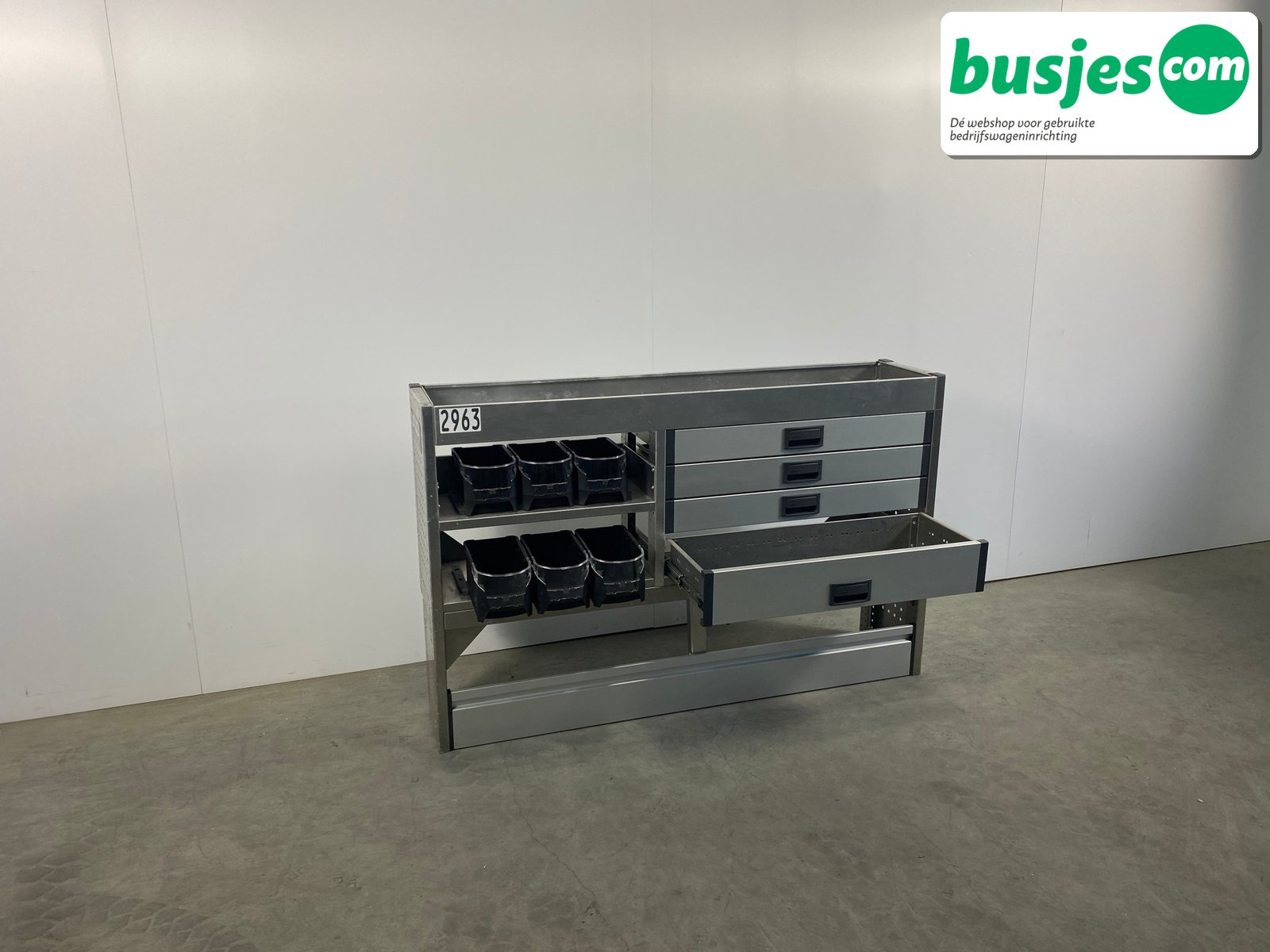 Aluca bedrijfswageninrichting 1500x320x950mm (2963) - Afbeelding 6