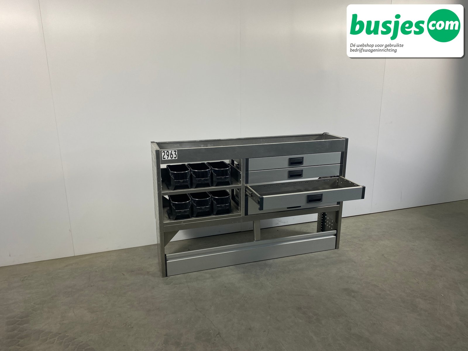 Aluca bedrijfswageninrichting 1500x320x950mm (2963) - Afbeelding 7