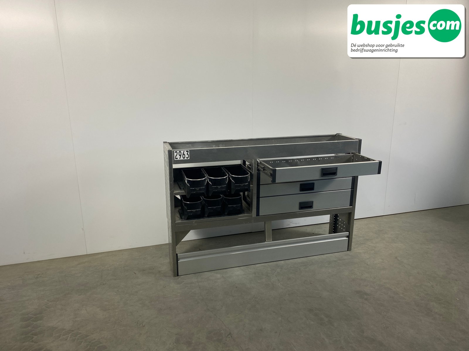 Aluca bedrijfswageninrichting 1500x320x950mm (2963) - Afbeelding 9