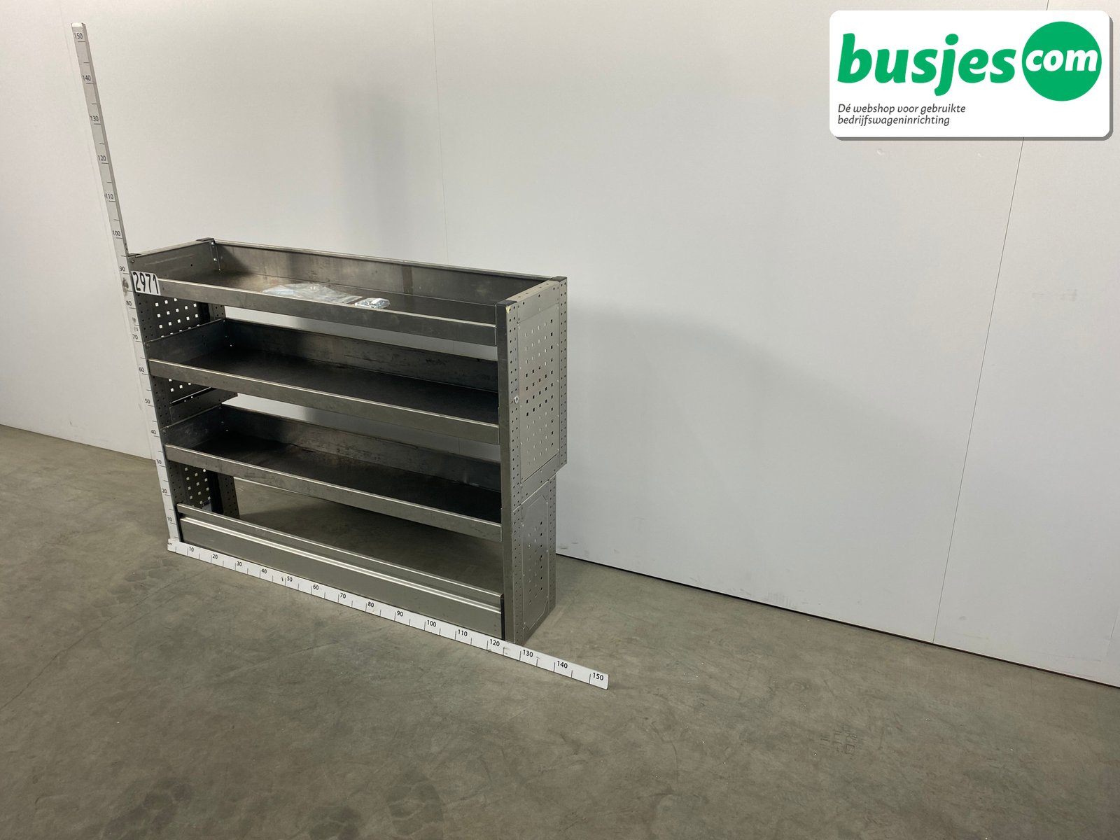 Aluca bedrijfswageninrichting 1255x320x950mm (2971) - Afbeelding 2