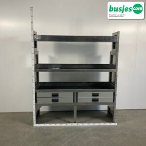 Aluca bedrijfswageninrichting 1500x420x1705mm (2988)