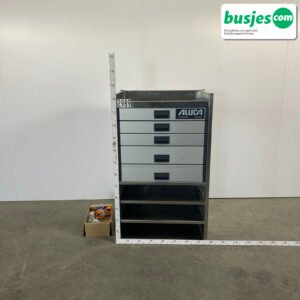 Aluca werkbus inrichting nieuw 765x520x1250mm (2989)