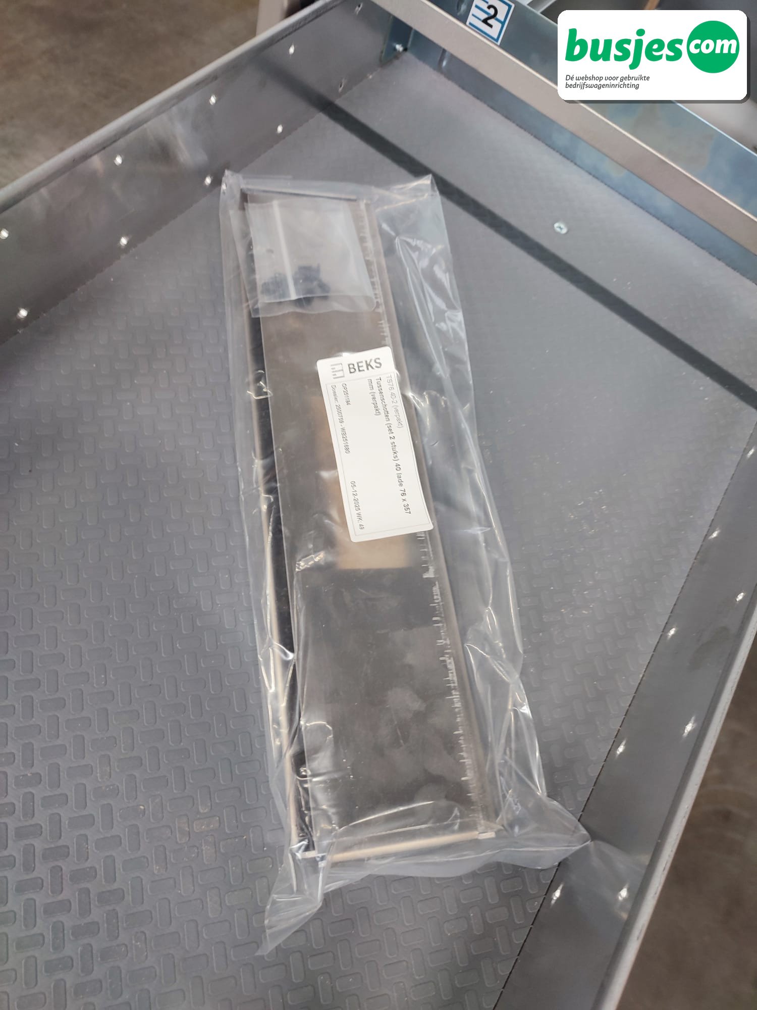 Beks nieuwe alu‑line vloerladen 415x1323x585mm (DA40135) - Afbeelding 8