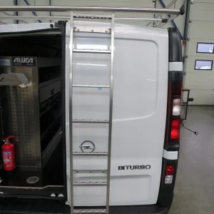 Equinox nieuwe RVS ladder Opel Vivaro ('14-'19) H1 & Renault Trafic (vanaf 2014)