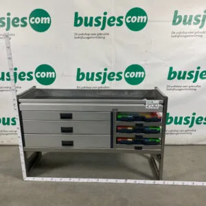 Aluca aluminium gebruikte bedrijfswagen inrichting (nr 2130)