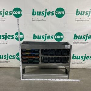 Aluca aluminium bedrijfswageninrichting gebruikt (nr 2269)