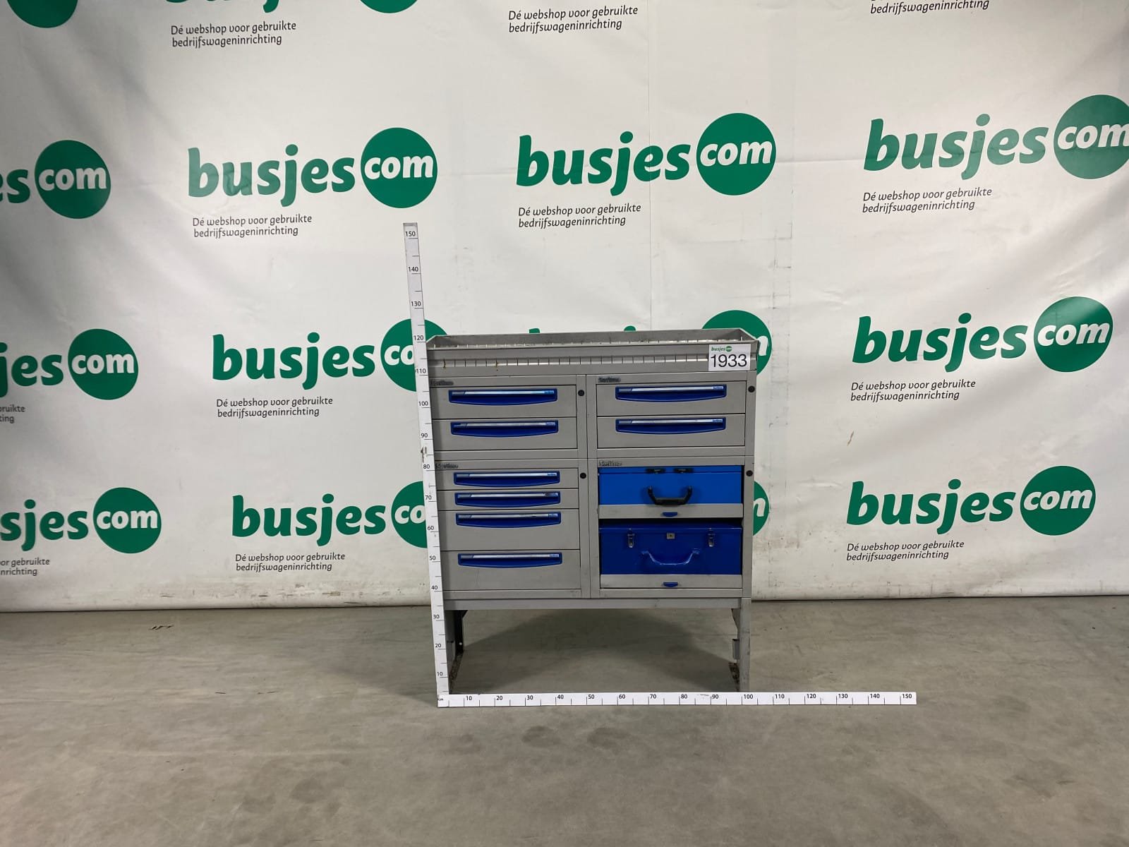 Sortimo staal alu gebruikte bedrijfswagen inrichting (nr 1933)