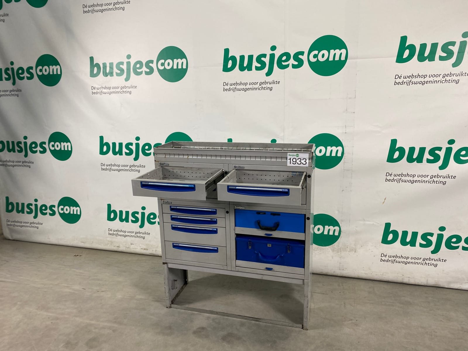 Sortimo staal alu gebruikte bedrijfswagen inrichting (nr 1933) - Afbeelding 10