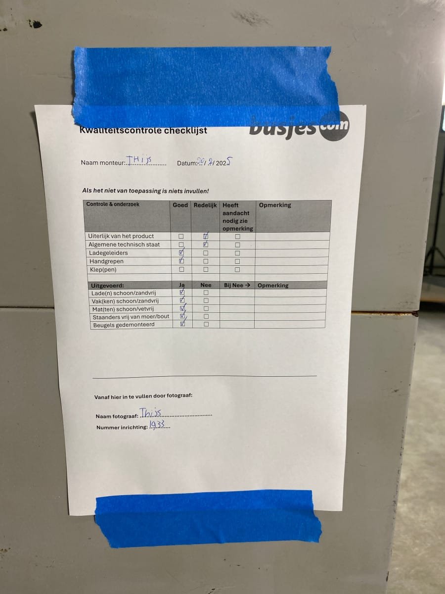 Sortimo staal alu gebruikte bedrijfswagen inrichting (nr 1933) - Afbeelding 11