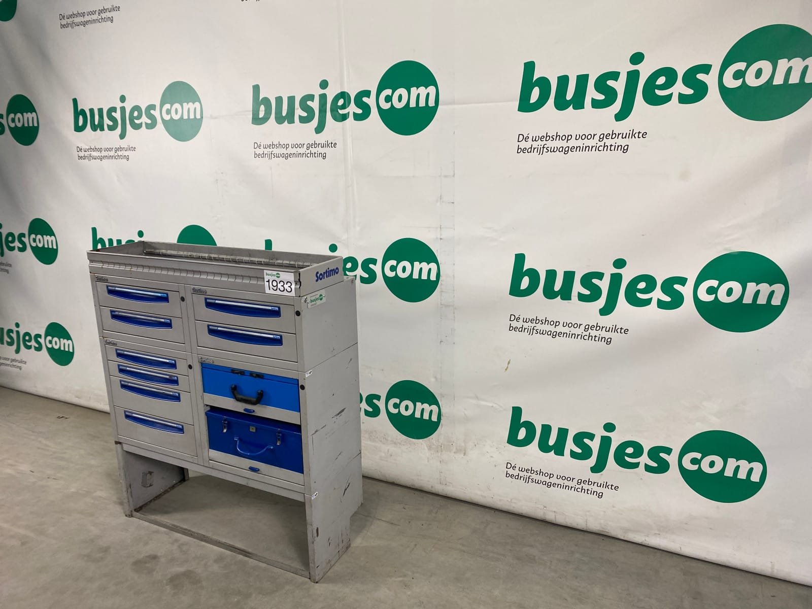 Sortimo staal alu gebruikte bedrijfswagen inrichting (nr 1933) - Afbeelding 4