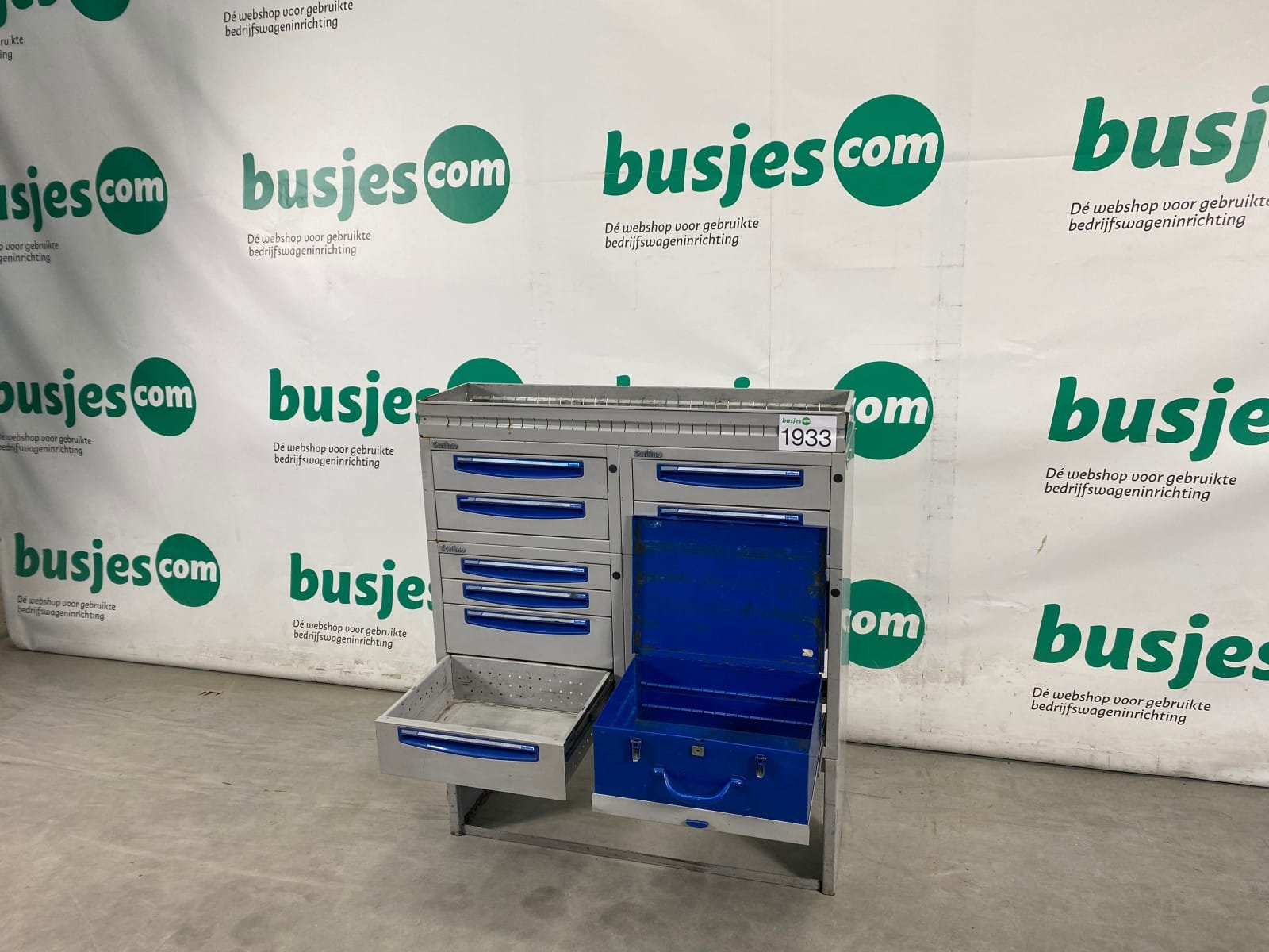 Sortimo staal alu gebruikte bedrijfswagen inrichting (nr 1933) - Afbeelding 5