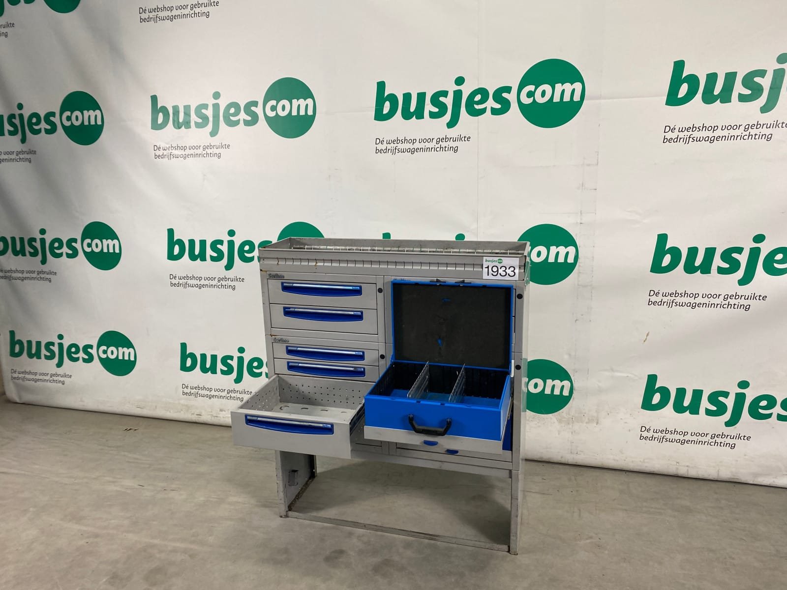 Sortimo staal alu gebruikte bedrijfswagen inrichting (nr 1933) - Afbeelding 6