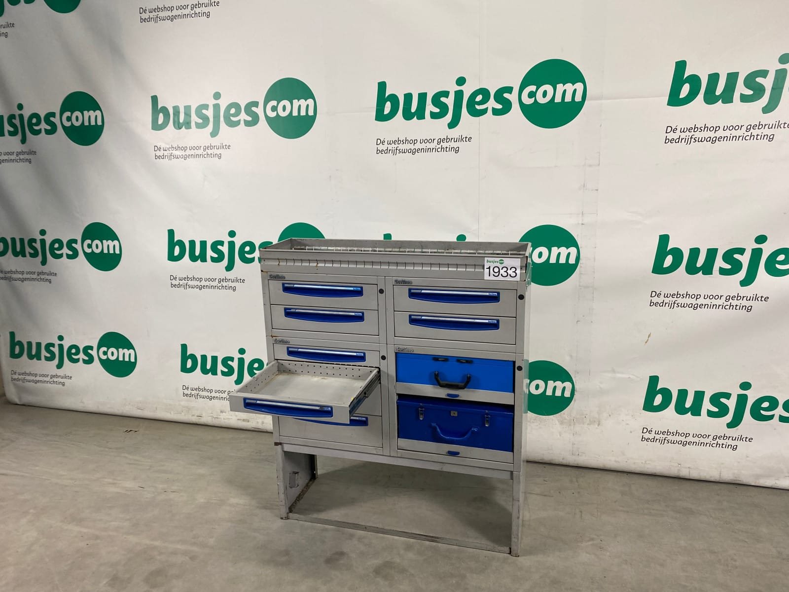 Sortimo staal alu gebruikte bedrijfswagen inrichting (nr 1933) - Afbeelding 7