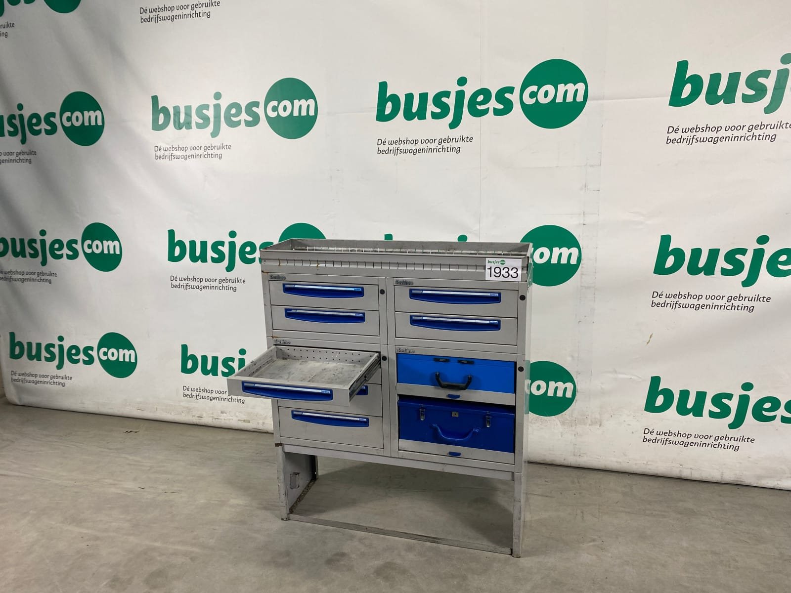 Sortimo staal alu gebruikte bedrijfswagen inrichting (nr 1933) - Afbeelding 8