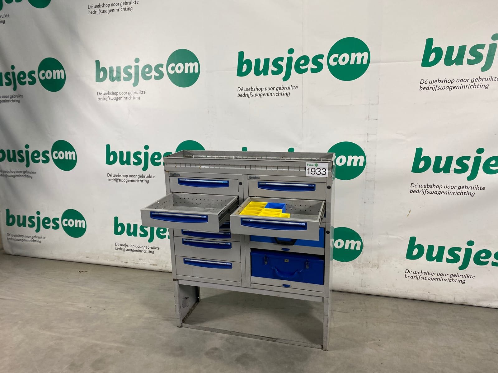 Sortimo staal alu gebruikte bedrijfswagen inrichting (nr 1933) - Afbeelding 9